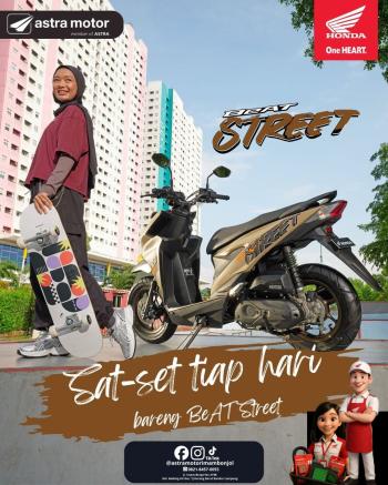 Tampil Gaya dan "Sat-Set" Setiap Hari, Honda BeAT Street Jadi Andalan Baru Generasi Aktif di Bandar Lampung